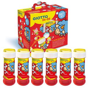 GIOTTO-Fila Seifenblasendose be-bè Party, 60ml, Vorteilspack, 6 Stück