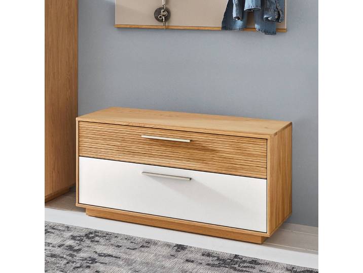 Garderobenset IV 5-teilig 270 x 193 x 37cm Weiß/Weiß