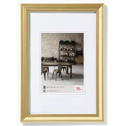 Walther Kunststoff-Bilderrahmen Lounge  Gold / 21,0 x 29,7 (A4)