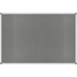 MAUL Pinnboard MAULstandard Textil, 90 x 180 cm  - grau