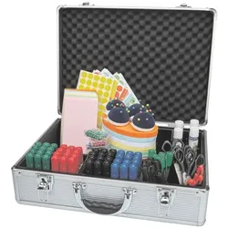 Magnetoplan Moderationskoffer »Seminar« 11215 grau, 34 cm