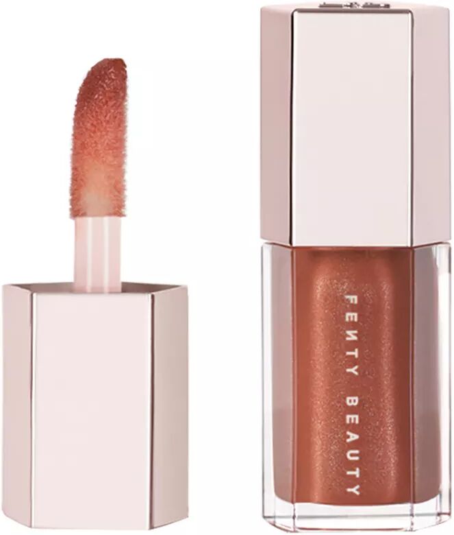 Fenty Beauty By Rihanna - Lipgloss mit Sheabutter, Mini Gloss Bomb Universal Lip Luminizer, 5.5 ml, Fenty Glow