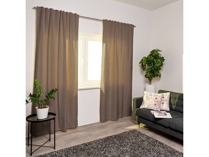 Home Wohnideen PELLU Thermo-Vorhang mit Kombiband blickdicht,