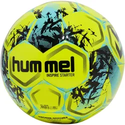 hummel hmlINSPIRE Starter Fußball Trainingsball 7862 - light blue/yellow/black 4