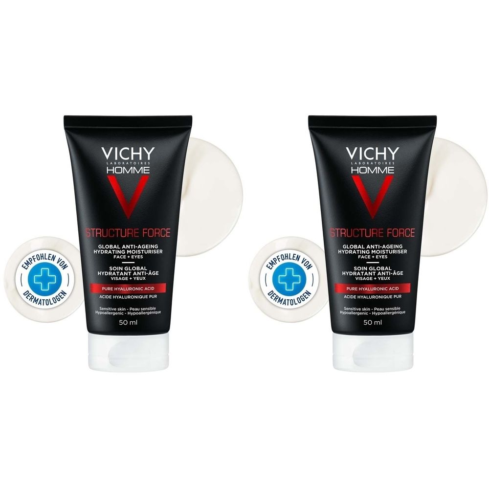 Vichy Homme Structur Force x2 2x50 ml Creme