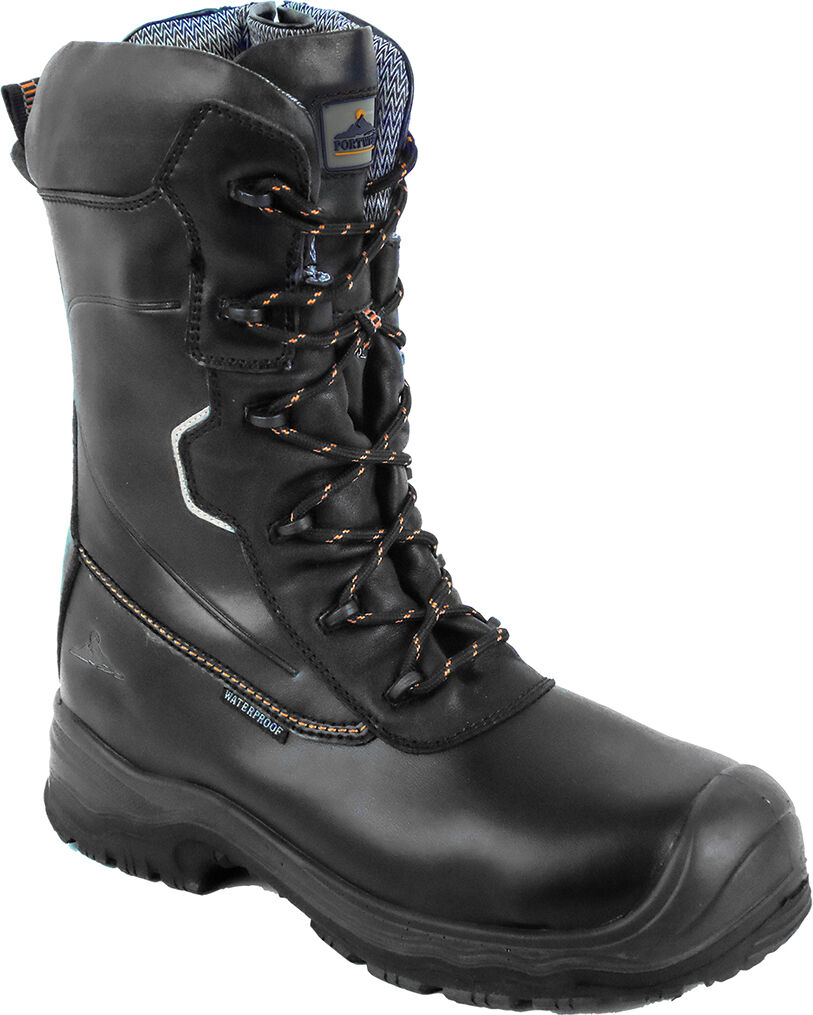 Portwest Fd01 Portwest Compositelite Traction 10 Inch (25cm) Sikkerhedsstøvle S3 Hro Ci Wr 38 Sort