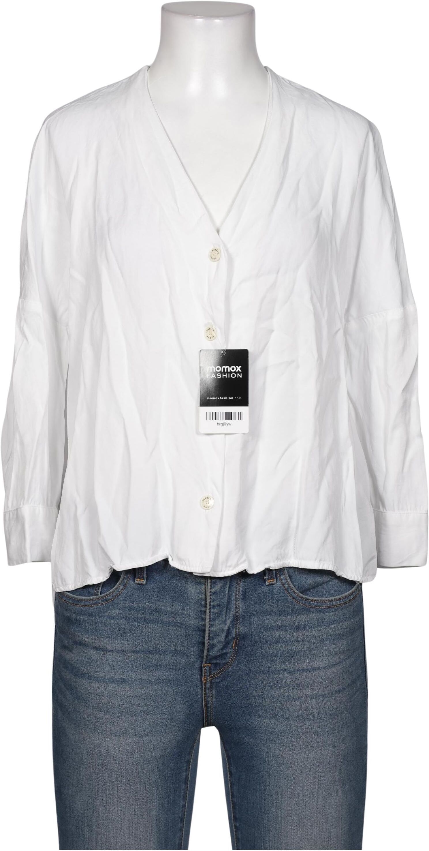 Sandro Damen Bluse, Weiß, Gr. EU 38 (Sandro 2), Viskose - Second Hand