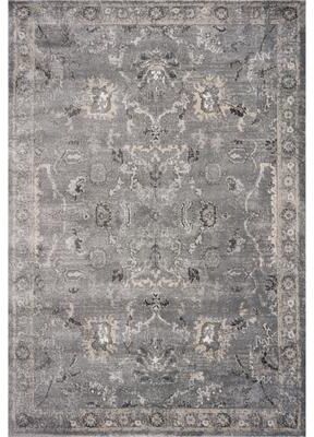 Domani Portland Sky Blue Boho Distressed Area Rug