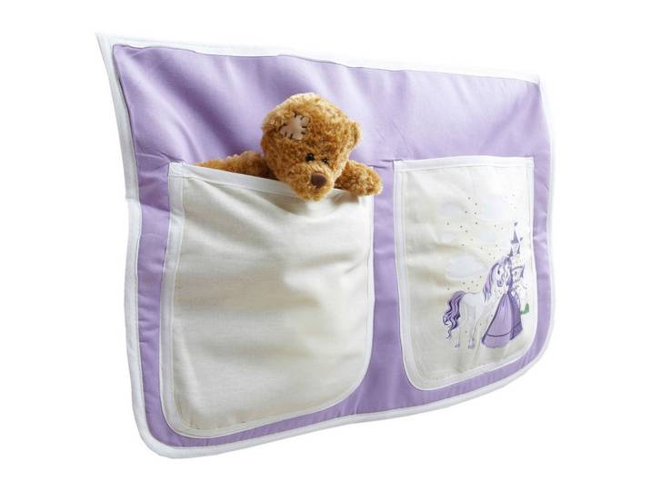 Betttasche Stofftasche , flieder