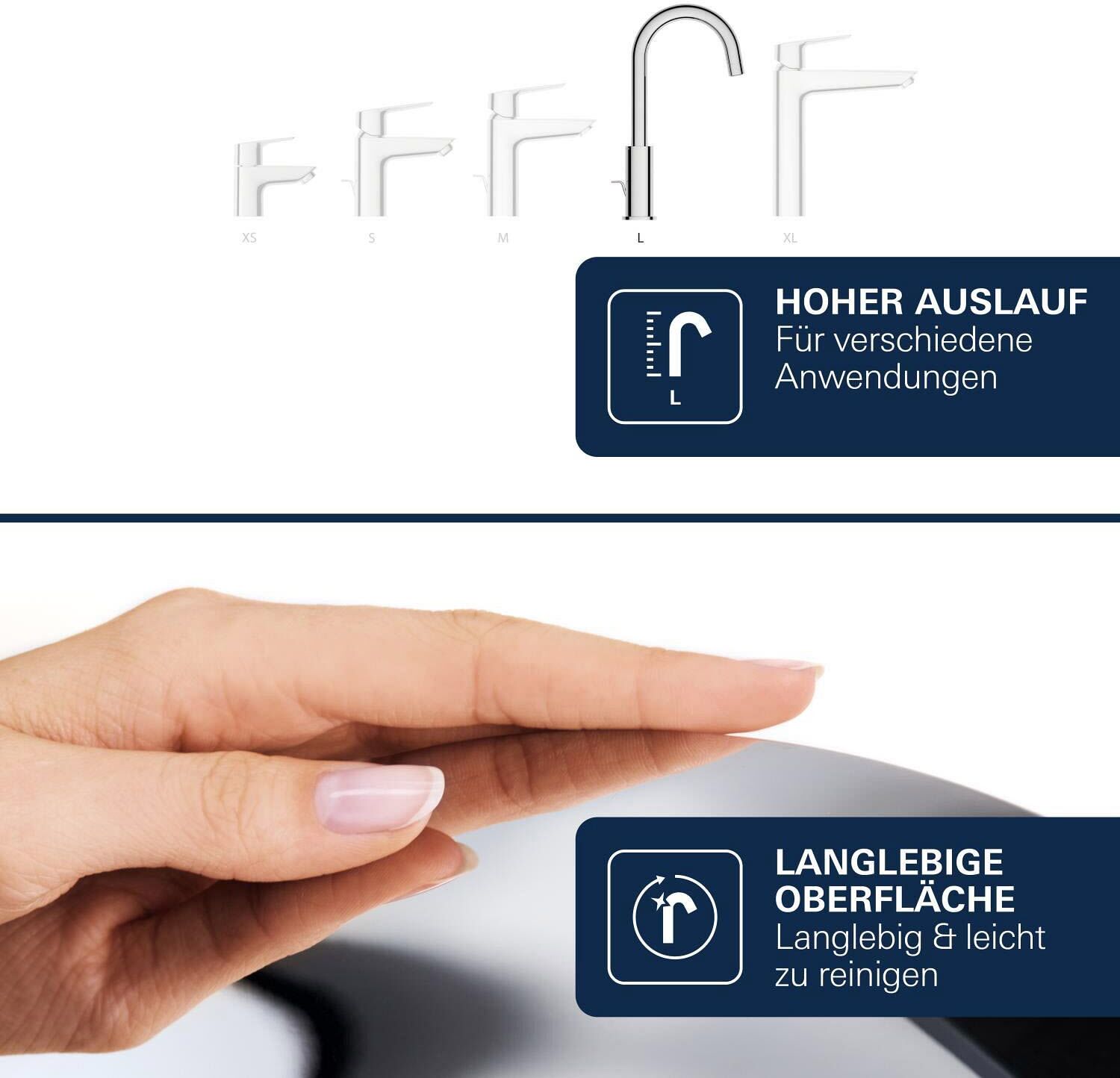 Grohe Dice Einhebelmischer ES Waschtisch L-SIZE