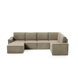 Wohnlandschaft  Orto ¦ braun ¦ Maße (cm): B: 311 H: 93