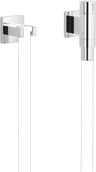 Dornbracht WaterTube Kneipp-Wandanschlussbogen 2782197900, chrom, mit Ventil/Schlauchhalterung