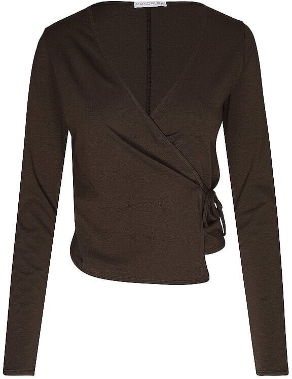 MANDALA Damen Yoga Wickeljacke New Wrap braun   S W