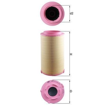 MAHLE LX 5051 267mm für MAN