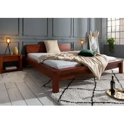 Bett Akazie 140x200x80 honig lackiert BUENO #023