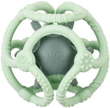 Nattou Silicone Balls Set of 2 Pieces Green 2 un