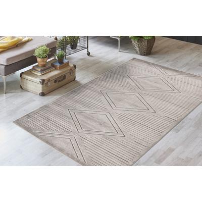 Teppich KAYOOM "Madita 100", grau, B:160cm H:9mm L:230cm, Polypropylen, Teppiche, Teppich
