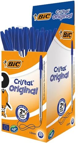 BIC Caneta Cristal   azul   50 unidades