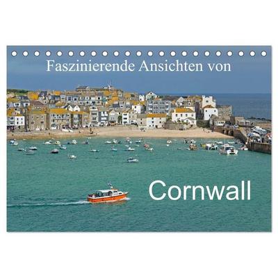 Faszinierende Ansichten von Cornwall (Tischkalender 2027 DIN A5 quer), CALVENDO Monatskalender