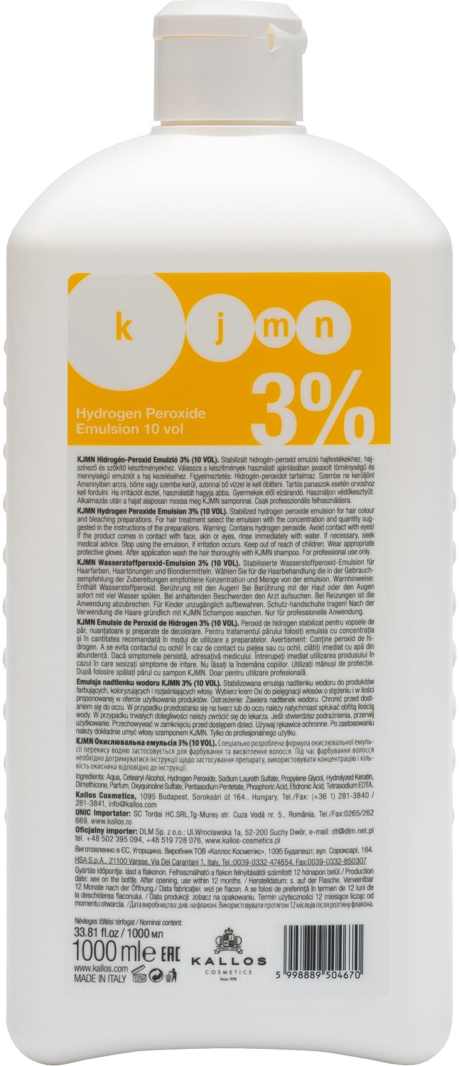 Kallos KJMN Hydrogen Peroxide Emulsion 10 Vol 1000 ml KA-KJMN0467