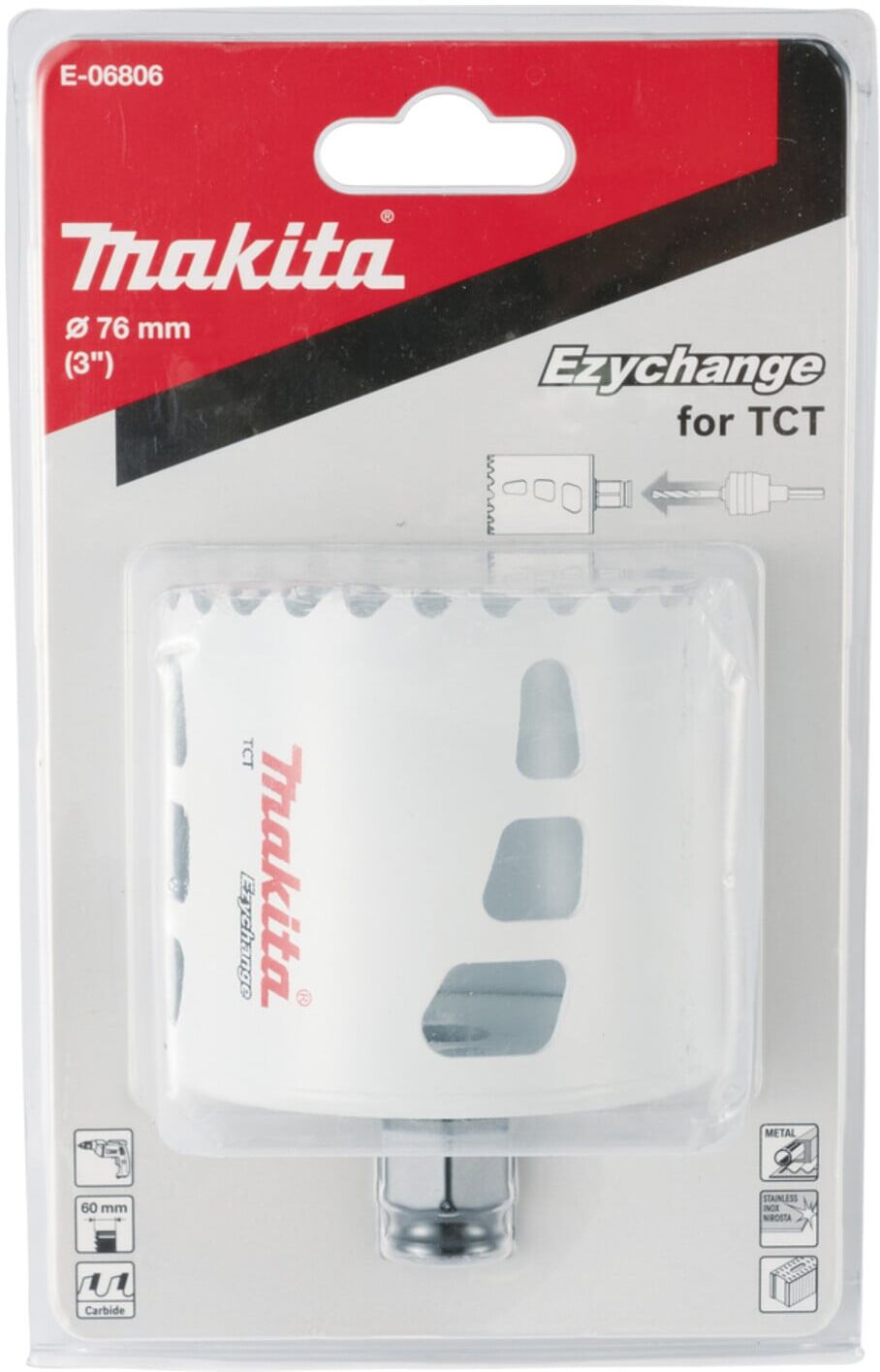 Makita EZYCHANGE TCT-Lochsäge 76mm (E-06806)