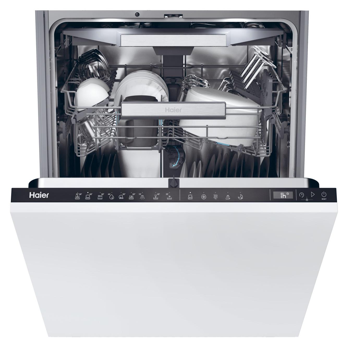 Haier XIT 6C3TB3B, Voll integriert, Standardgröße (60 cm), Schwarz, Touchsteuerung, Schublade, Standard