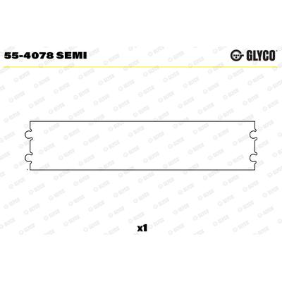 GLYCO Lagerbuchse, Pleuel 55-4078 SEMI für Iveco