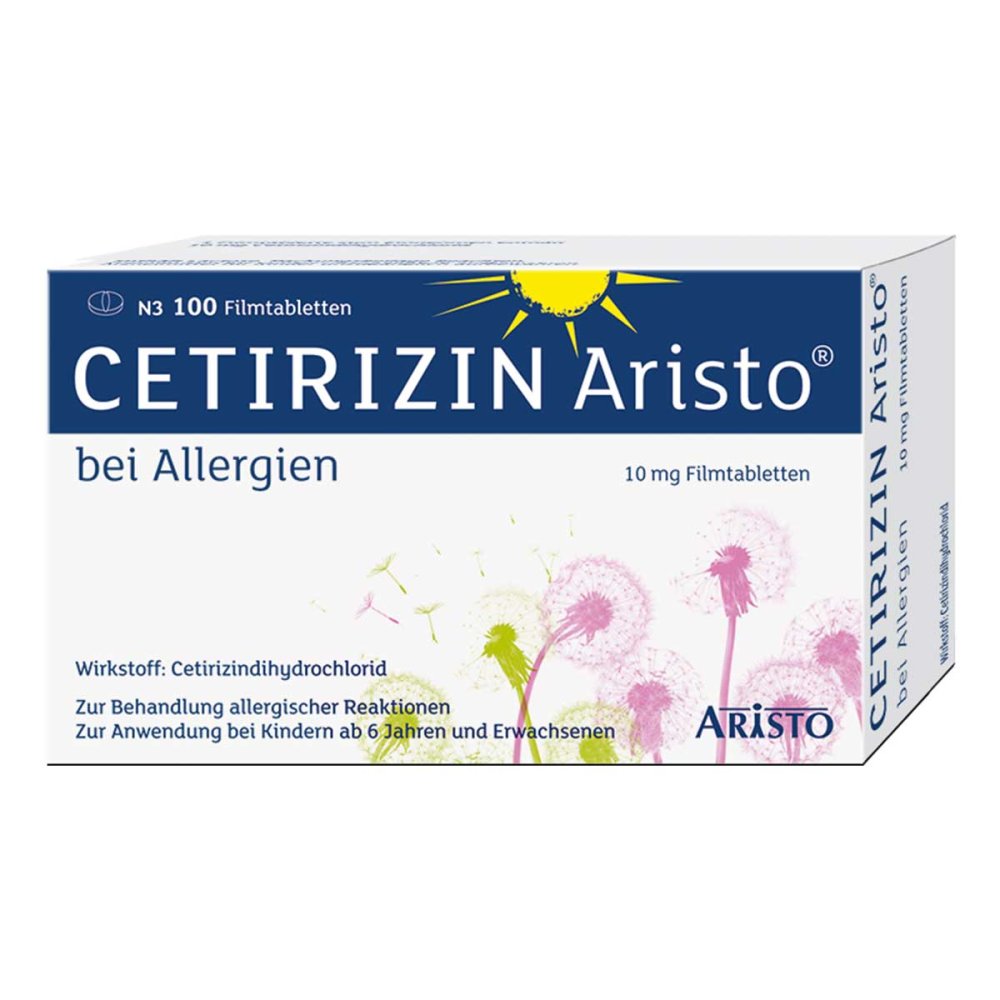 Aristo Pharma GmbH Cetirizin Aristo bei Allergien 10mg 09703281