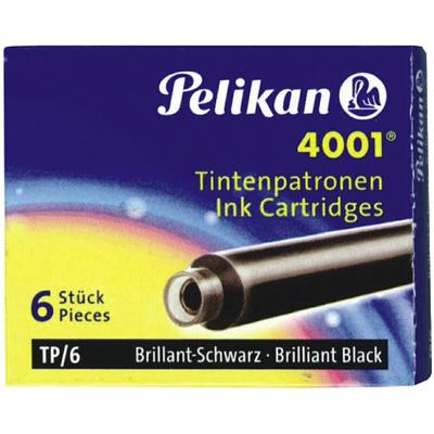 Pelikan Tintenpatrone 4001 brilliant-schwarz VE=10x6 Stück