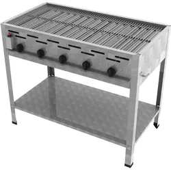 ChattenGlut, Gasgrill, Gasbräter 5-flammig mit Edelstahlrost (18 kW)
