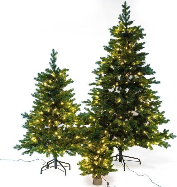 No-Name Juletræ Lux Inkl. Led Lys - 210 Cm, Grøn