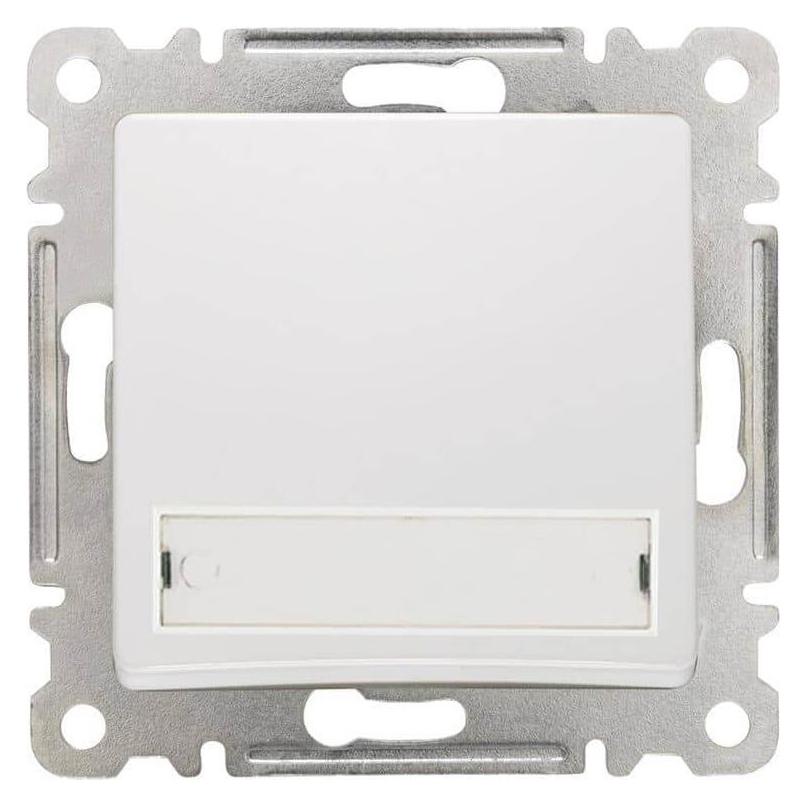 Makel Lilium Natural Modul Klingeltaster mit Namensschild 230V weiss (Kabelgebunden) (47721548)
