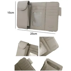 König Design, Auto Innenraum Zubehör, Auto Sonnenblende Organizer Tasche Brille Kfz Sonnenblendentasche Aufbewahrung