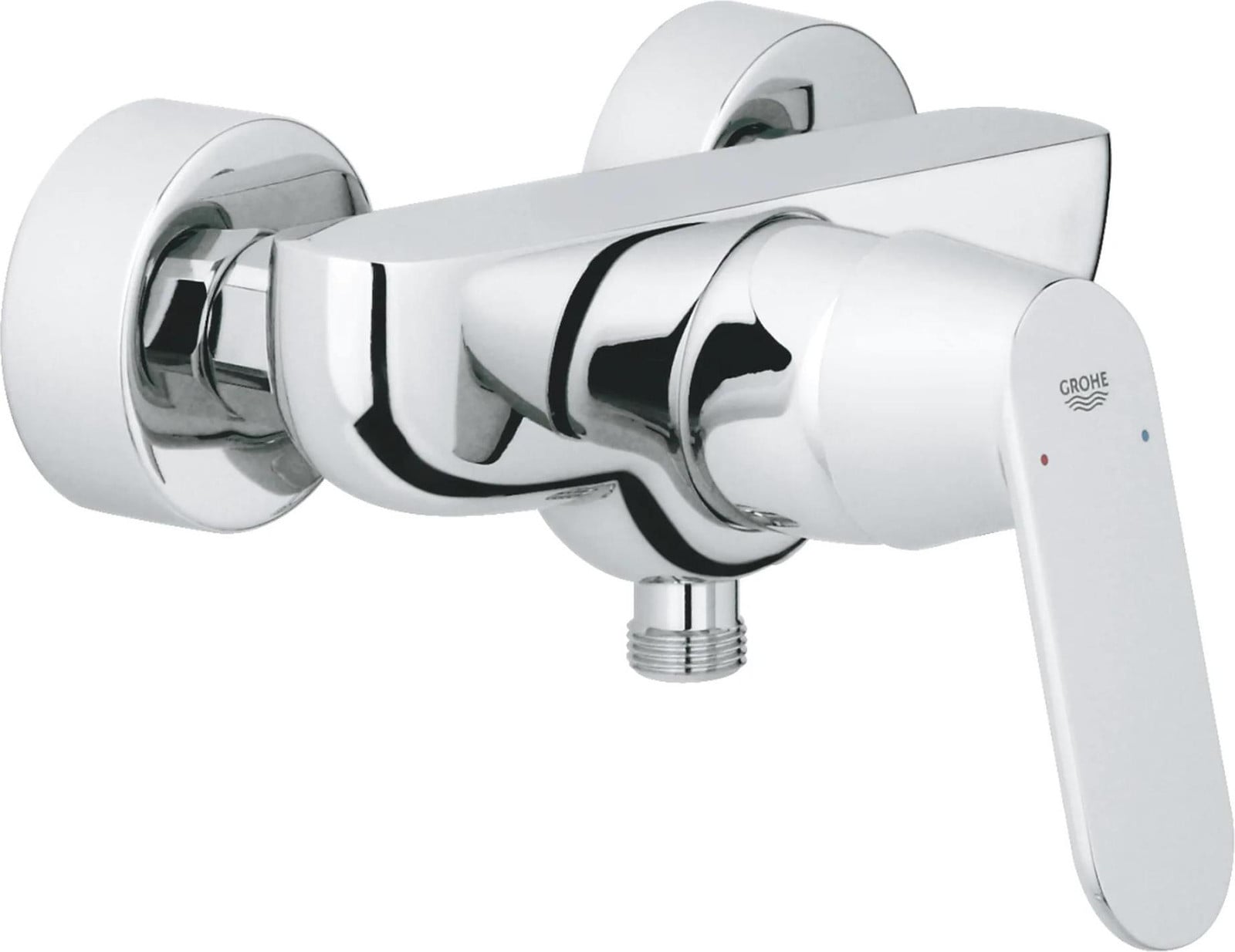 Grohe Eurosmart Cosmopolitan Douche- en badkraan met éénhendelbediening en thermostaat, Verchroomd