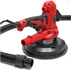 Wiltec, Schleifmaschine + Poliermaschine, Trockenbauschleifer 900W 180mm Schleifteller Wand- und Deckenschleifer