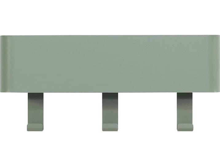 Garderobenhalter SPINDER DESIGN Dax Play , grün, B:27cm H:12cm T:7,5cm, Metall, Garderobenhalter, Garderobenhalter, Metall, Breite 27 cm