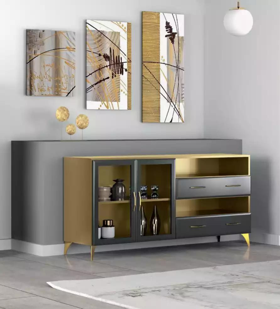 Modern houten sideboard Luxus voor in de woonkamer