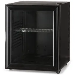 Klarstein Brooklyn 30 Mini-Kühlschrank Glastür LED Ablage Schwarz