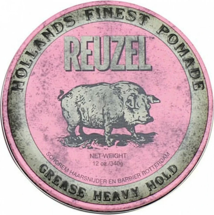 Reuzel Haarwax (pink pomade) (Haarpomade, Haarwachs, 340 ml) (REU-009)