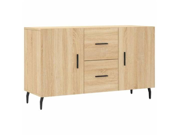 Buffet de salon - Maison Buffet - Chêne Sonoma - 2 portes - Style scandinave moderne