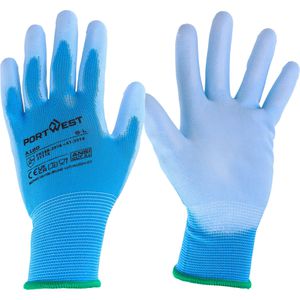 Portwest Arbeitshandschuhe A120B4RXXL, PU-Beschichtung, blau, Größe 11 / XXL