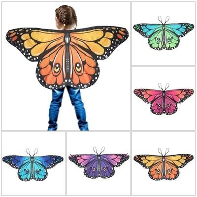 Inspired Living Magical Kids Butterfly Wings Cape Fairy Shawl Costume 3