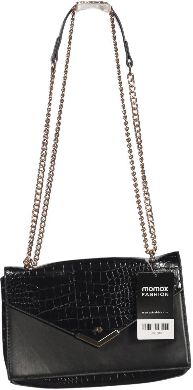 Anna Field Damen Handtasche klein, Schwarz, Kunstleder - Second Hand