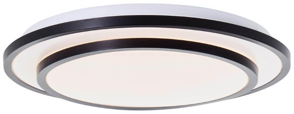 Brilliant Luciano Zwarte Plafondlamp Ø 34cm