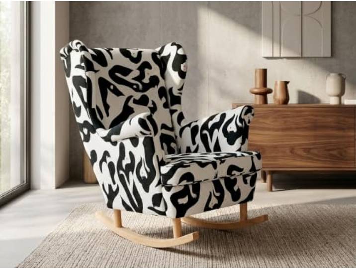 Family Meble Schaukelsessel Ari Design – skandinavischer Sessel – Variante Malewi 2