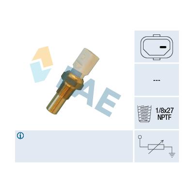FAE Sensor, Kühlmitteltemperatur 32630 für JEEP STANDARD AUTOMOBILE