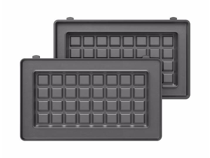 Tefal Snack Collection Platten Nr. 20 (Gefüllte Waffeln) Platten für gefüllte Waffeln Snack Collection – Backutensilien/Backform – schwarz