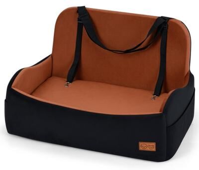 Costway Dog Car Seat Foam Dog Booster Seat for Medium and Large Dogs