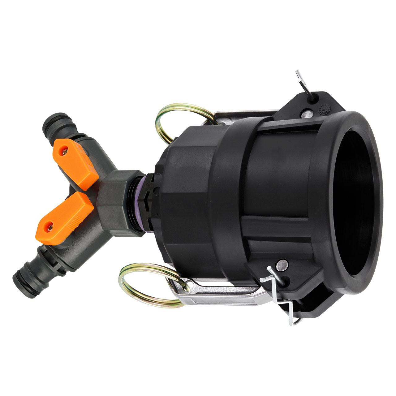 REKUBIK IBC Adapter 2" Camlock Dose - 2-Wege-Ventil Steckkupplung