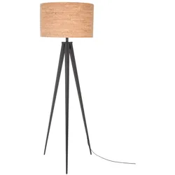 Zuiver Stehleuchte Tripod Cork Schwarz
